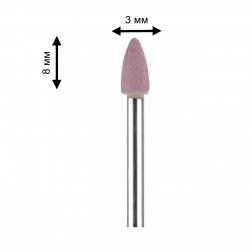 Фреза корундовая для ногтей закругленный конус Rounded cone 030PCO