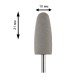 Насадка для фрезера силиконовая полировочная закругленный конус Rounded cone 100GS