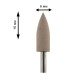 Насадка для фрезера силиконовая полировочная конус Cone 060GS