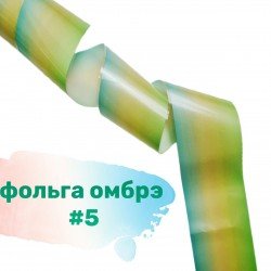 Фольга для дизайна ногтей Richcolor омбре №5
