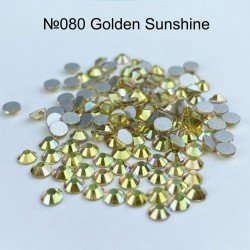 Стразы для дизайна ногтей Richcolor 80 Golden Sunshine ss3 1440 шт.