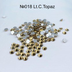 Стразы для дизайна ногтей Richcolor 18 Topaz ss3 100 шт.