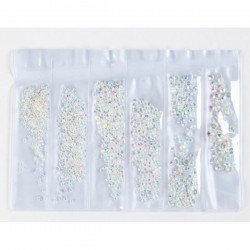 Стразы для дизайна ногтей в наборе Richcolor Crystal ss3-ss12