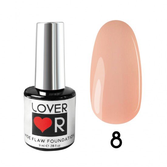 База камуфлирующая для гель-лака Lover French Base 008, 9 мл.