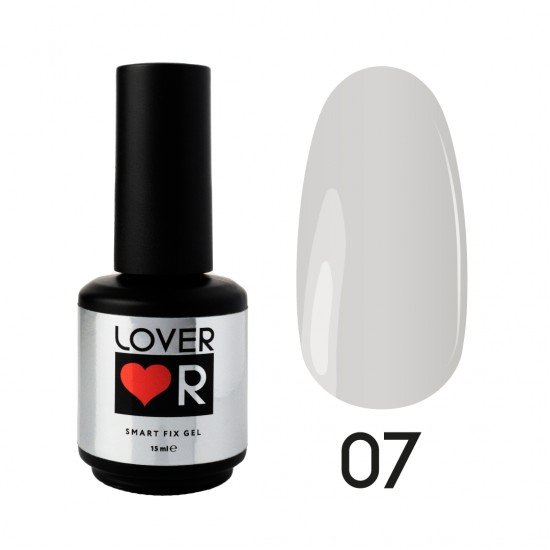 Гель для укрепления натуральных ногтей Lover Smart Fixe Gel 007, 15 мл.