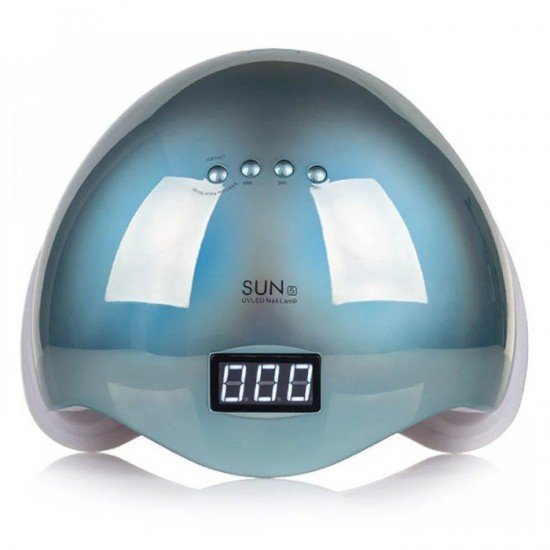 Лампа для ногтей Uv-Led SUN 5 48 вт mirror blue (зеркальная голубая)
