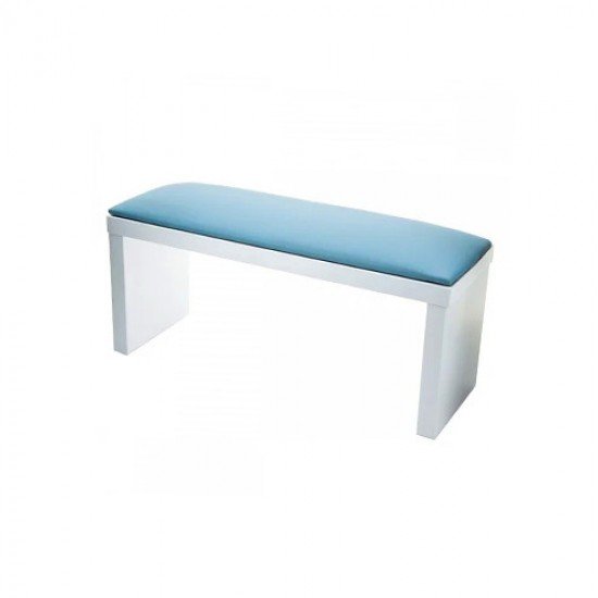 Подлокотник для маникюра на белых ножках Sky blue