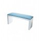 Подлокотник для маникюра на белых ножках Sky blue
