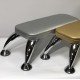 Подлокотник для маникюра на белых ножках Silver