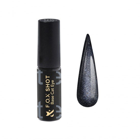 База «кошачий глаз» для гель лака F.O.X SHOT Base Cat Eye 005, 5 г