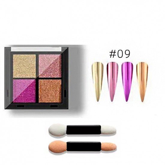 Зеркальная втирка Mirror Powder в палетке 4 г. № 009