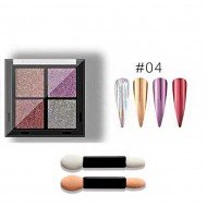 Зеркальная втирка Mirror Powder в палетке 4 г. № 004
