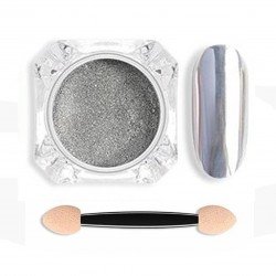 Зеркальная втирка для дизайна ногтей Mirror Powder Silver 1 г.