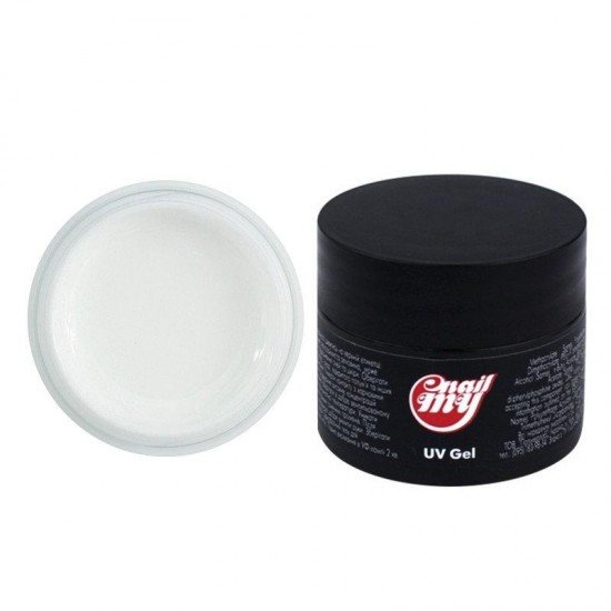 Гель самовыравнивающийся ультрабелый My Nail Gel Ultra White 023, 15 г.