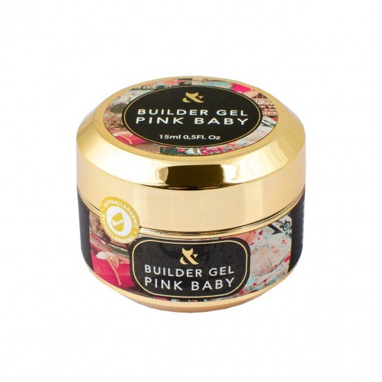 Моделирующий камуфлирующий F.O.X Builder gel Pink baby, 15 мл.