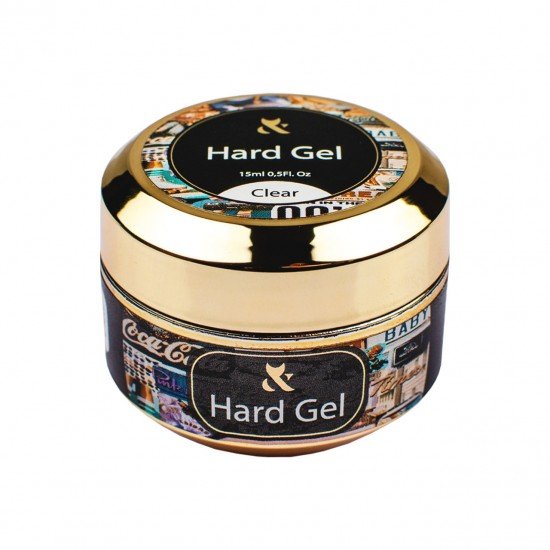 Моделирующий камуфлирующий гель F.O.X Hard gel Clear, 15 мл.