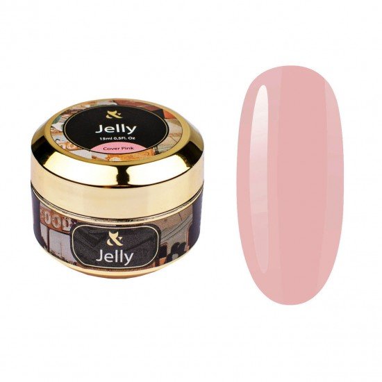 Моделирующий камуфлирующий гель-желе F.O.X Jelly Cover Pink, 15 мл.