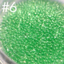 Бульонки пластиковые Richcolor Лаймовые №6