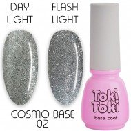 Світловідбиваюча база для гель-лаку Toki-Toki Cosmo Base CB02