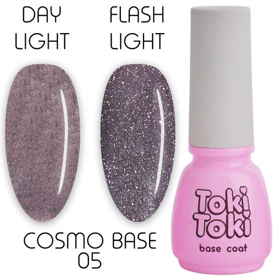 Світловідбиваюча база для гель-лаку Toki-Toki Cosmo Base CB05