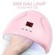 Лампа для маникюра Uv-Led SUN ONE Mini-1 36 вт USB (розовая)