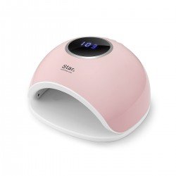 Лампа для маникюра Uv-Led Star 5 72 вт (розовая)