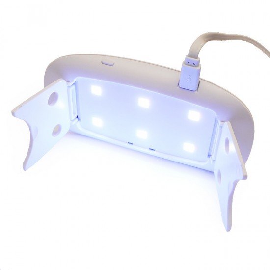 Лампа для маникюра Uv-Led SUN Mini 6 вт (белая)