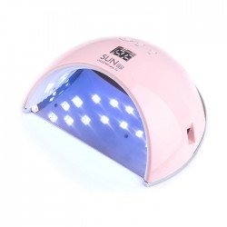 Лампа для маникюра Uv-Led SUN 6 professional 48 вт (розовая)