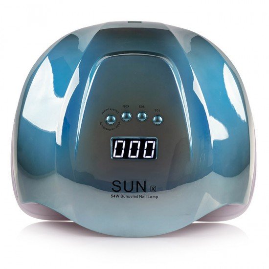 Лампа для маникюра Uv-Led SUN X 54 вт (зеркальная голубая)
