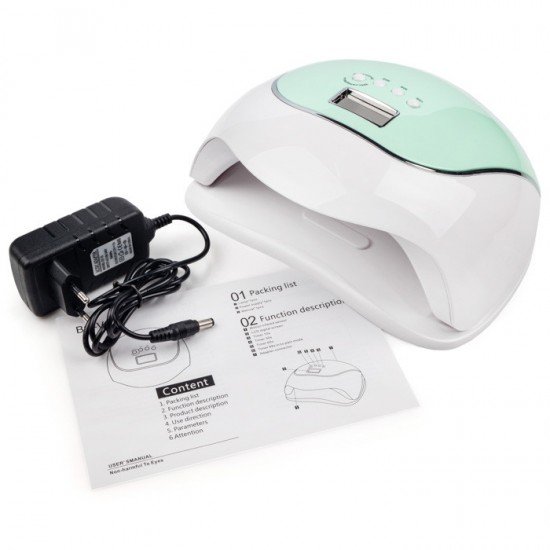 Лампа для маникюра Uv-Led SUN BQ-V5 120 вт (зеленая)