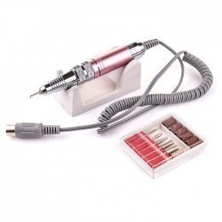 Фрезер для маникюра ZS-711 PROFESSIONAL 35000 оборотов 65 ВТ (розовый)