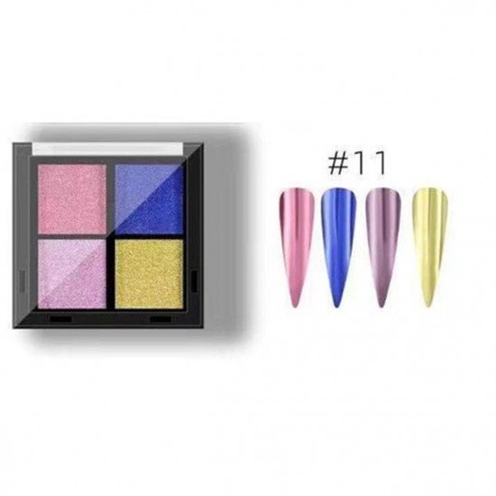 Зеркальная втирка Mirror Powder в палетке 4 г. № 011