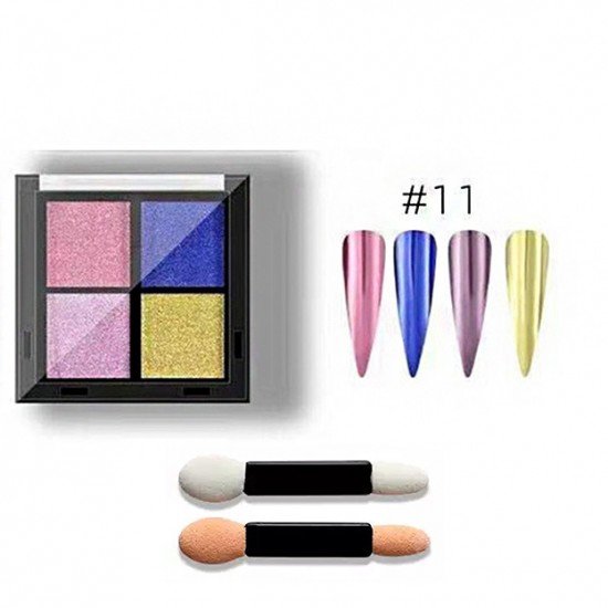 Зеркальная втирка Mirror Powder в палетке 4 г. № 011