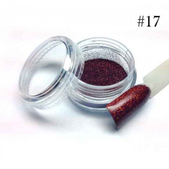 Зеркальная втирка для дизайна ногтей "Северное сияние" 1 г. № 17