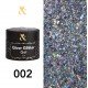 Глітерний гель-лак F.O.X glow glitter gel 002, 5 мл.