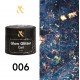 Глітерний гель-лак F.O.X glow glitter gel 006, 5 мл.