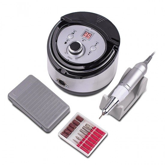 Фрезер для маникюра  ZS-606 PROFESSIONAL 35000 оборотов 65 ВТ (белый)