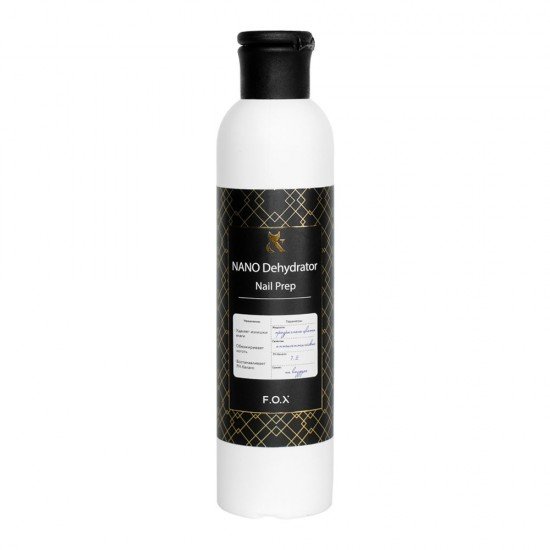 Дегидратор для ногтей F.O.X Nano Dehydrator Nail Prep, 250 мл.