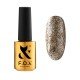 Гель-лак со слюдой F.O.X 7 мл. gold Brilliance 004