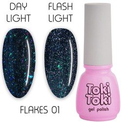 Гель-лак Toki-Toki Flakes № 001