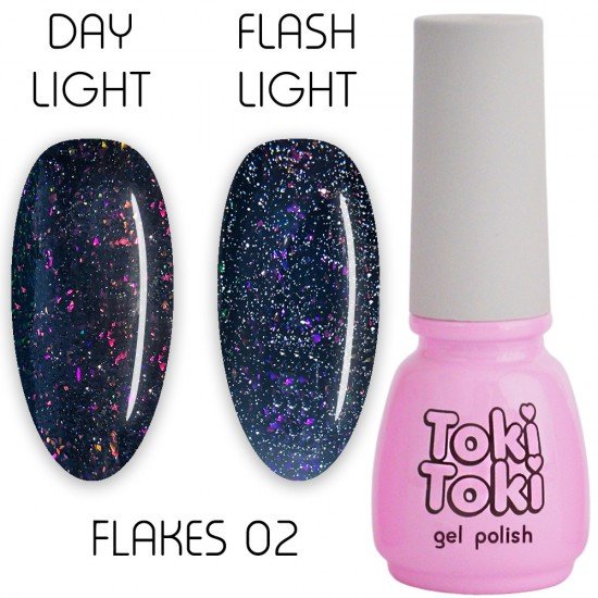 Гель-лак Toki-Toki Flakes № 002
