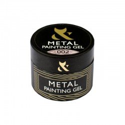 Гель-краска F.O.X Metal painting gel 002, 5 мл.