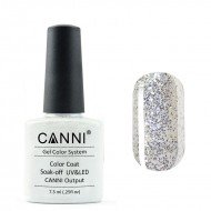 Гель-лак Canni № 005 блестки светлое золото