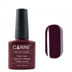 Гель-лак Canni № 102 темный коричнево-красный