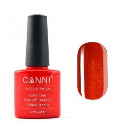 Гель-лак Canni № 110 красный с шиммером