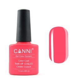Гель-лак Canni № 111 яркий оранжево-розовый