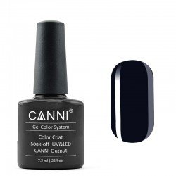Гель-лак Canni № 132 темный антрацитовый