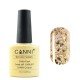 Гель-лак Canni № 188 прозрачный с золотистыми блестками