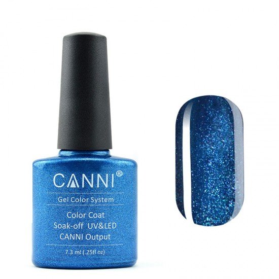 Гель-лак Canni № 194 синий с микроблеском