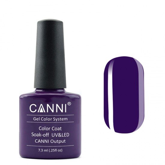 Гель-лак Canni № 225 пастельный глубокий фиолетовый